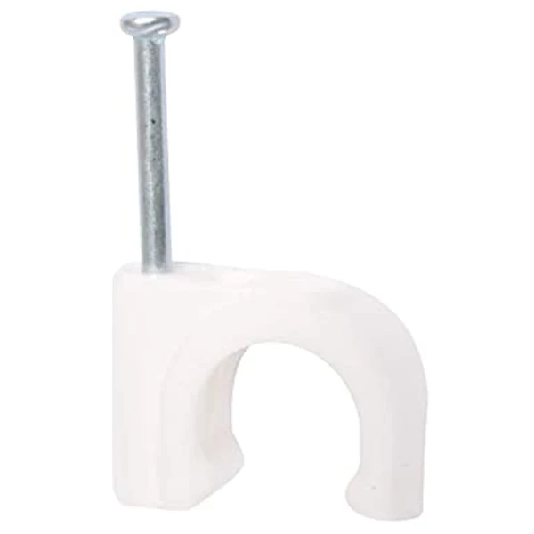 Debflex Pontes Et Fixations De Câbles électriques Attaches-fils Pour Câbles Ronds Diamètre 5 / 6 Mm - Blanc - 25 Pièces 1 Debflex Pontes Et Fixations De Câbles électriques Attaches-fils Pour Câbles Ronds Diamètre 5 / 6 Mm - Blanc - 25 Pièces