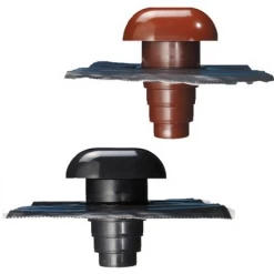 Sortie De Toiture Chapeau De Ventilation 80 à 125 Mm MEP En PVC Avec Moustiquaire CVC125AN Couleur Ardoise -Pas Cher Fixation Magasin 1703151 782784