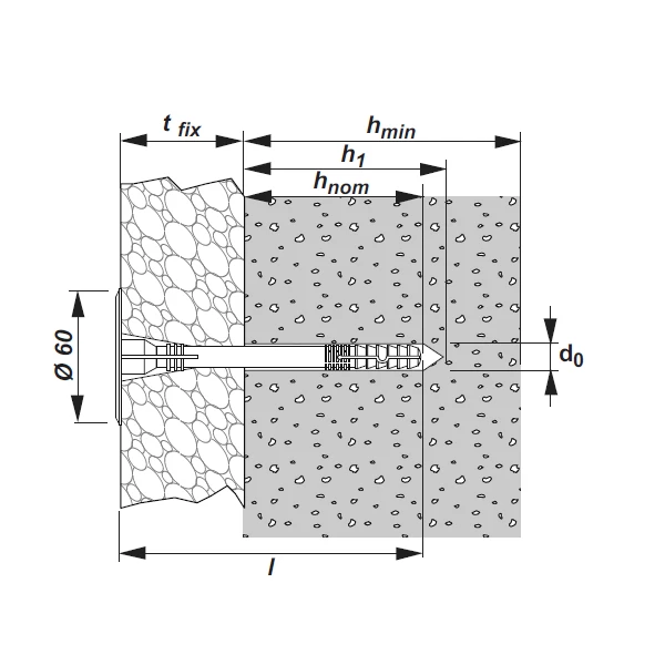 Etanco Cheville à Frapper En Plastique Cheville Clou Super ISO II Isolants Souples Rigides 175x220mm X200 2 Etanco Cheville à Frapper En Plastique Cheville Clou Super ISO II Isolants Souples Rigides 175x220mm X200 – Image 2