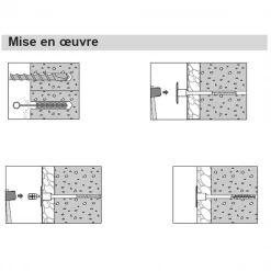 Etanco Cheville Pour Isolant Cheville Clou à Frapper Max ISO Isolants Souples Rigides 85x140mm X200 5 Etanco Cheville Pour Isolant Cheville Clou à Frapper Max ISO Isolants Souples Rigides 85x140mm X200 -Pas Cher Fixation Magasin 2 15