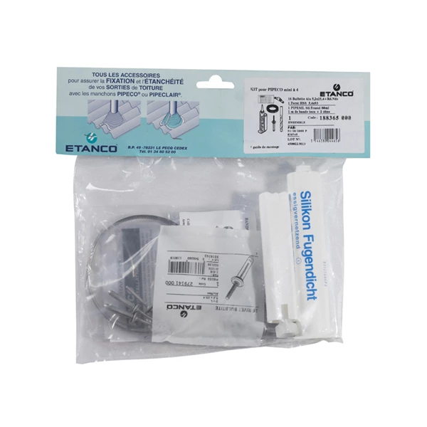 Sortie De Toiture Kit Fixation Sortie De Toit Ronde Etanco Pipeco Et Pipeclair 2 Sortie De Toiture Kit Fixation Sortie De Toit Ronde Etanco Pipeco Et Pipeclair – Image 2