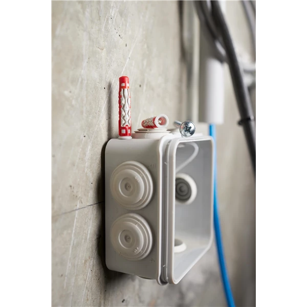 SPIT Paslode Cheville Plastique Cheville Bi-matière Universelle Avec Vis Tête Plate - Colortech - 6 X 35 Mm - 250 Pièces 2 SPIT Paslode Cheville Plastique Cheville Bi-matière Universelle Avec Vis Tête Plate - Colortech - 6 X 35 Mm - 250 Pièces – Image 2