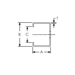 Rail Console Et Accessoire Console EOL 27/18 Avec Trous Oblongs Longueur 300 Mm Erico 599880 -Pas Cher Fixation Magasin 599879 3