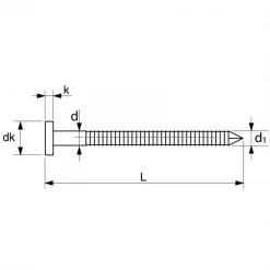 Pointe Annelée Pointe Tête Plate Annelée Inox A2 Pot 1kg 2.3x45 Acton 627842.3X45 -Pas Cher Fixation Magasin acton3