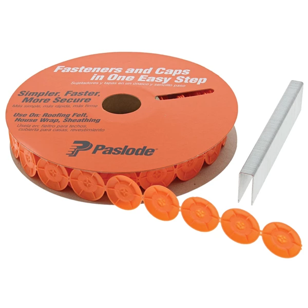 SPIT Paslode Agrafe Pour Cloueur Pneumatique Agrafe Galvanisée De 25 Mm Avec Capsule Spit Pour Membrane D'étanchéité 2 SPIT Paslode Agrafe Pour Cloueur Pneumatique Agrafe Galvanisée De 25 Mm Avec Capsule Spit Pour Membrane D'étanchéité – Image 2