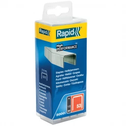 Agrafes Agrafe En Fil Fin Rapid N°53 - Longueur 12 Mm - Boîte De 5000