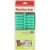 Fischer Cheville Plastique Cheville Pour Pâte à Vis Diamètre 8 Mm (boîte De 100) 18904