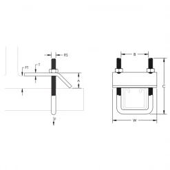 Rail Console Et Accessoire Attache De Poutre Erico Pour Profil De Montage Avec Boulon En U - Acier Galvanisé - Boîte De 10 -Pas Cher Fixation Magasin attache de poutre erico pour profil de montage avec boulon en u acier galvanis c3 a9 bo c3 aete de 10 2