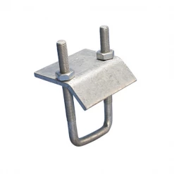 Rail Console Et Accessoire Attache De Poutre Erico Pour Profil De Montage Avec Boulon En U - Acier Galvanisé - Boîte De 10