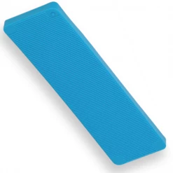 Calage Cale Plate Plastique Strié 100 X 28 X 5 Mm Bleu Prunier KP5BE28
