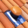 Autogyre Sortie De Toiture Chapeau Ventilation Toiture Tuile Ardoise 125 Mm Couleur Tuile
