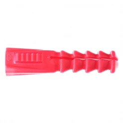 RAM Cheville à Frapper En Plastique Cheville Multi-matériaux Sanitaires 8 Mm - Polyéthylène Rouge X100
