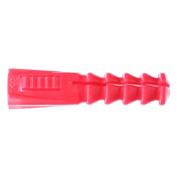 RAM Cheville à Frapper En Plastique Cheville Multi-matériaux Sanitaires 8 Mm - Polyéthylène Rouge X100 1 RAM Cheville à Frapper En Plastique Cheville Multi-matériaux Sanitaires 8 Mm - Polyéthylène Rouge X100