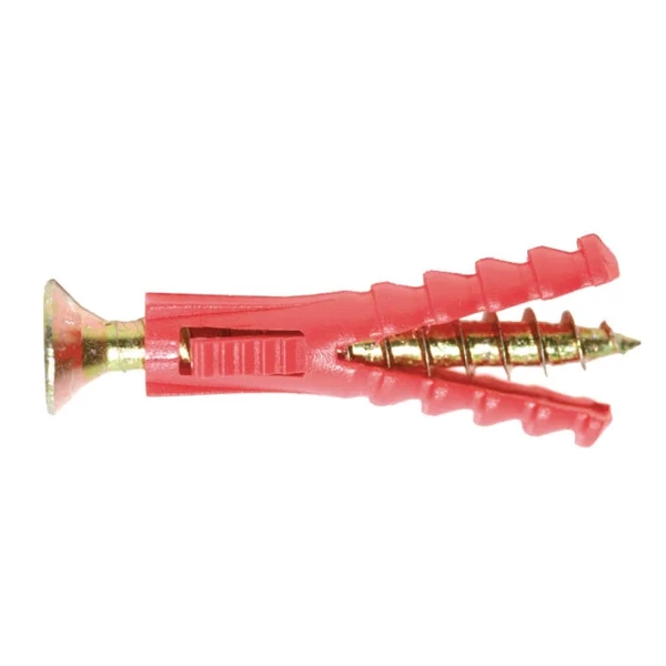 RAM Cheville à Frapper En Plastique Cheville Multi-matériaux Sanitaires 8 Mm - Polyéthylène Rouge X100 2 RAM Cheville à Frapper En Plastique Cheville Multi-matériaux Sanitaires 8 Mm - Polyéthylène Rouge X100 – Image 2