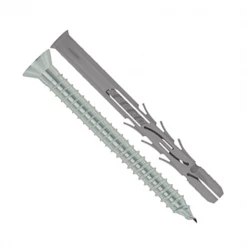 Edia Cheville Plastique Cheville Nylon Vis Tête Fraisée Diamètre 9,8 Mm Longueur 120 Mm Lot 10