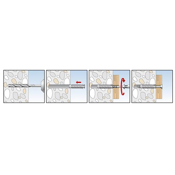 Cheville Plastique Cheville Nylon à Expansion Fischer SX 06 X 30 Mm 70006 4006209700068 5 Cheville Plastique Cheville Nylon à Expansion Fischer SX 06 X 30 Mm 70006 4006209700068 – Image 5