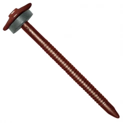 Etanco Pointe Annelée Clou Galvanisé Annelé Pour Tuile De Rive - Brun Rouge - 3,7 X 65 Mm