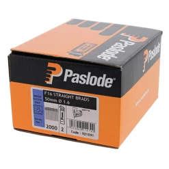 SPIT Paslode Clou Pour Cloueur Pneumatique Clou Tête Homme Droit F16 Pour Cloueur IM65 F16 Spit Bois 1,6x63mm X2000