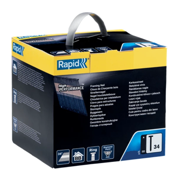 Clou Pour Cloueur Autonome Clou N°34 Rapid BB - Tête En D - Longueur 63 Mm - Boîte De 3000 3 Clou Pour Cloueur Autonome Clou N°34 Rapid BB - Tête En D - Longueur 63 Mm - Boîte De 3000 – Image 3