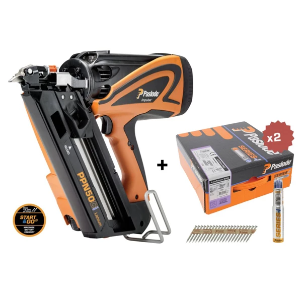 Cloueur Autonome à Gaz, électrique Ou Sur Batterie Cloueur Autonome Pour Connecteurs Métalliques PPN50Ci Spit Paslode 2 Packs 1250 Clous 4,0x35 2 Cloueur Autonome à Gaz, électrique Ou Sur Batterie Cloueur Autonome Pour Connecteurs Métalliques PPN50Ci Spit Paslode 2 Packs 1250 Clous 4,0x35 – Image 2