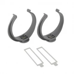 Collier Lyre Nicoll Avec Attache De Sécurité - Diamètre 100 Mm - Polypropylène Gris - Sachet De 2