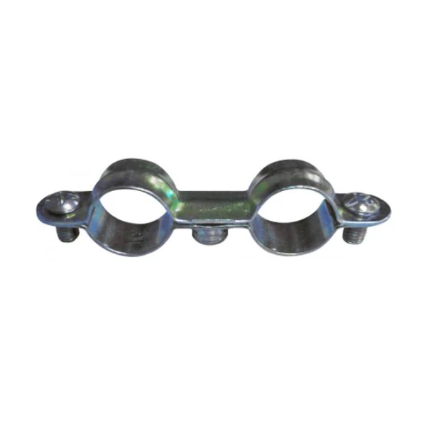 I.N.G. Fixations Collier Sanitaire Double Plomberie Ø16 Mm Acier Zingué Blanc X10 1 I.N.G. Fixations Collier Sanitaire Double Plomberie Ø16 Mm Acier Zingué Blanc X10