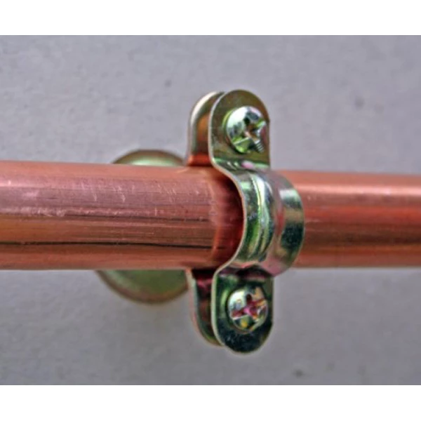 I.N.G. Fixations Collier Sanitaire Double Plomberie Ø16 Mm Acier Zingué Blanc X10 2 I.N.G. Fixations Collier Sanitaire Double Plomberie Ø16 Mm Acier Zingué Blanc X10 – Image 2