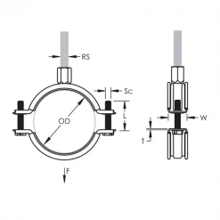 Collier Serrage Isolé Acier Inox Erico M8/M10 Tuyaux Ø 50-58 Mm X50 10 Collier Serrage Isolé Acier Inox Erico M8/M10 Tuyaux Ø 50-58 Mm X50 -Pas Cher Fixation Magasin collier serrage isole acier inox erico tige m8 m10 2