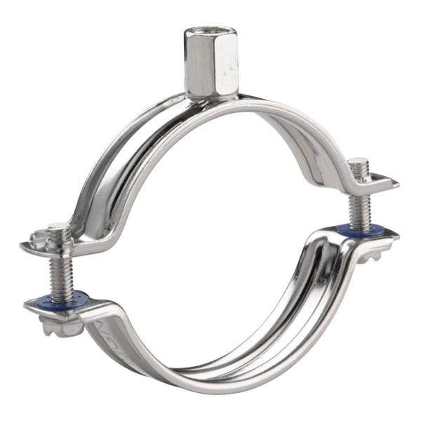 Collier Support Non Isolé Acier Inox Erico Tige M8/M10 Ø 48-54 Mm X50 2 Collier Support Non Isolé Acier Inox Erico Tige M8/M10 Ø 48-54 Mm X50 – Image 2