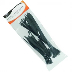 Collier Attache Câble Assortiment 250 Colliers Nylon Noirs Sodise De 2.5 X 100 Mm à 7.2x300 Mm