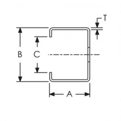 Rail Console Et Accessoire Console Rail Murale Type E0 Trous Oblongs électrozingué Erico 660 Mm