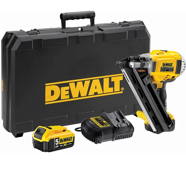 Cloueur Autonome à Gaz, électrique Ou Sur Batterie Cloueur De Charpente Dewalt DCN692P2 XR 18 V Avec 10 Boîtes De Pointes 1 Cloueur Autonome à Gaz, électrique Ou Sur Batterie Cloueur De Charpente Dewalt DCN692P2 XR 18 V Avec 10 Boîtes De Pointes