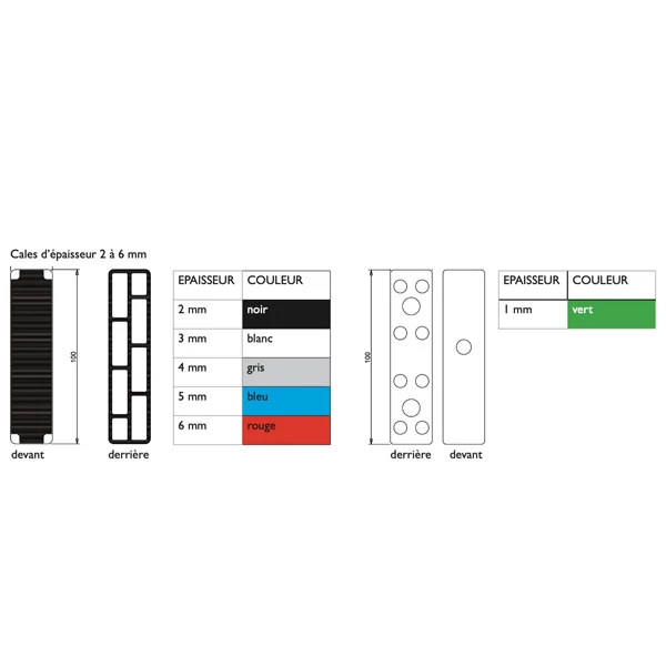Prunier Calage Cale Plate De Vitrage Et Agencement - 28 X 100 X 2 Mm 2 Prunier Calage Cale Plate De Vitrage Et Agencement - 28 X 100 X 2 Mm – Image 2