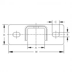 Rail Console Et Accessoire Support Mural Horizontal Externe Erico APY Acier Electrozingué 584751