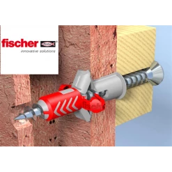 Cheville Plastique Cheville DUO POWER 8 X 40mm Tous Types De Matériaux Fischer 555008 -Pas Cher Fixation Magasin fischer duopower said2016 006