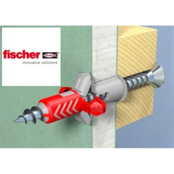 Cheville Plastique Cheville DUO POWER 10 X 80mm Avec Vis Fischer 538247 -Pas Cher Fixation Magasin fischer duopower said2016 007 1