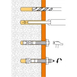 SPIT Paslode Cheville Lourde Goujon D'ancrage Spit FIX Z En Inox A4 - 8X70/20-7 Mm 11 SPIT Paslode Cheville Lourde Goujon D'ancrage Spit FIX Z En Inox A4 - 8X70/20-7 Mm -Pas Cher Fixation Magasin imageproduct353342