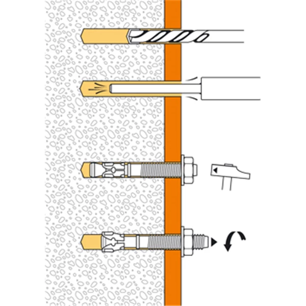 SPIT Paslode Cheville Lourde Goujon D'ancrage Spit FIX Z En Inox A4 - 8X70/20-7 Mm 6 SPIT Paslode Cheville Lourde Goujon D'ancrage Spit FIX Z En Inox A4 - 8X70/20-7 Mm – Image 6