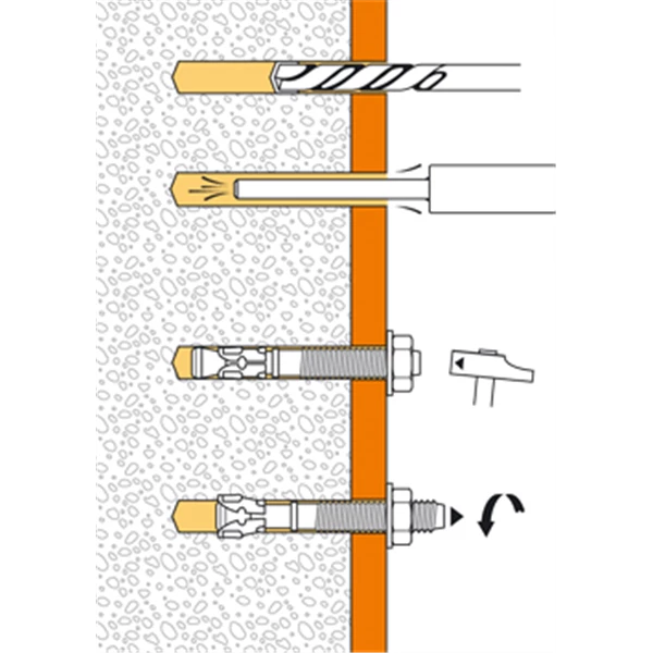 SPIT Paslode Goujons D'ancrage Goujon D'ancrage FIX Z Inox A4 Pour Béton Fissuré Et Non Fissuré M8 X 130 Mm - Boîte De 50 5 SPIT Paslode Goujons D'ancrage Goujon D'ancrage FIX Z Inox A4 Pour Béton Fissuré Et Non Fissuré M8 X 130 Mm - Boîte De 50 – Image 5
