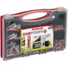 Coffret De Cheville Plastique Mallette De 280 Chevilles Fixtainer DUO POWER Sans Vis Fischer 535973