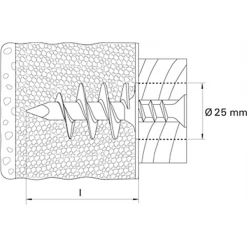 Cheville Pour Isolant FID Longueur 90 Mm Fischer 510971 10 Cheville Pour Isolant FID Longueur 90 Mm Fischer 510971 -Pas Cher Fixation Magasin imageproduct365344 3
