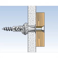 Cheville Plastique Boîte De 100 Chevilles UX 08x50 Sans Collerette Fischer 77869 -Pas Cher Fixation Magasin imageproduct365361 3