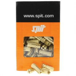 SPIT Paslode Cheville Métallique Cheville Femelle En Laiton Spit Pour Charge Légère M6 X 20 Mm -Pas Cher Fixation Magasin laiton