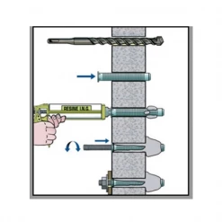 I.N.G. Fixations Tamis Pour Scellement Chimique Filtre Métallique 22 X 250 Mm Scellement Résine Matériaux Creux X12 -Pas Cher Fixation Magasin mise en oeuvre ing fixation