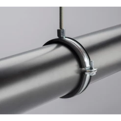 Collier De Serrage Avec Isolant Caoutchouc Tige M8 Plage De Serrage 37-44 Mm Erico 586206 -Pas Cher Fixation Magasin ph38525m