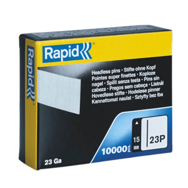 Pointe Pour Cloueur Pneumatique Pointe Super Finette 23P Rapid Ga- Longueur 15 Mm - Boîte De 10000 2 Pointe Pour Cloueur Pneumatique Pointe Super Finette 23P Rapid Ga- Longueur 15 Mm - Boîte De 10000 – Image 2