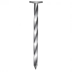 Arcelormittal Pointe Torsadée Pointe Torsadée En Acier Galvanisé - Ø 3.60 X 70 Mm - Boîte De 5 Kg -Pas Cher Fixation Magasin pointe torsadee en acier finition claire o 2 85 x 70 mm boite de 5 kg arcelor mittal dessin