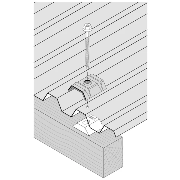 Accessoires Pour Toiture Pontet De Support D'onde Etanco - Blanc - 45 Mm - Lot De 5 2 Accessoires Pour Toiture Pontet De Support D'onde Etanco - Blanc - 45 Mm - Lot De 5 – Image 2