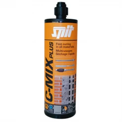 SPIT Paslode Cartouche Scellement Chimique C MIX Plus Spit Gris Béton 300 Ml -Pas Cher Fixation Magasin rsinecmixplus2buses 425635