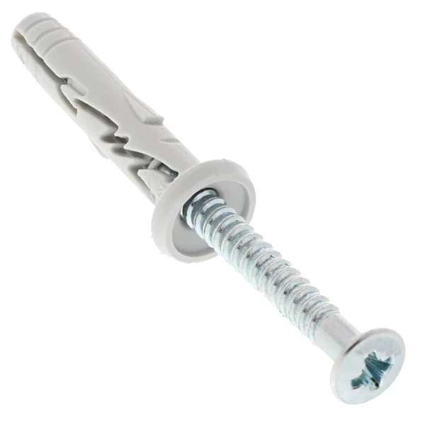 SPIT Paslode Cheville à Frapper En Plastique Cheville à Frapper Nylon Avec Clous-vis Zingué - Spit - Version Douille Plate - 6 X 42 Mm - Boîte De 750 4 SPIT Paslode Cheville à Frapper En Plastique Cheville à Frapper Nylon Avec Clous-vis Zingué - Spit - Version Douille Plate - 6 X 42 Mm - Boîte De 750 – Image 4